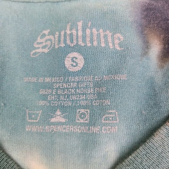 Sublime Sun Face Logo Men's Tie Dye T-Shirt Size Small Urban Outfitters‎ - Picture 3 of 6